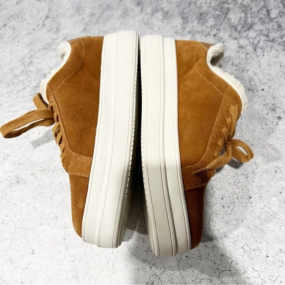 J/SLIDES Ninka Womens Suede Platform Skate Shoes Waterproof Size 7